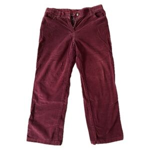 Style & Co Maroon Corduroy Pants - Size 4P